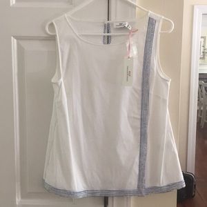 NWT Vineyard Vine white sleeveless top size 6